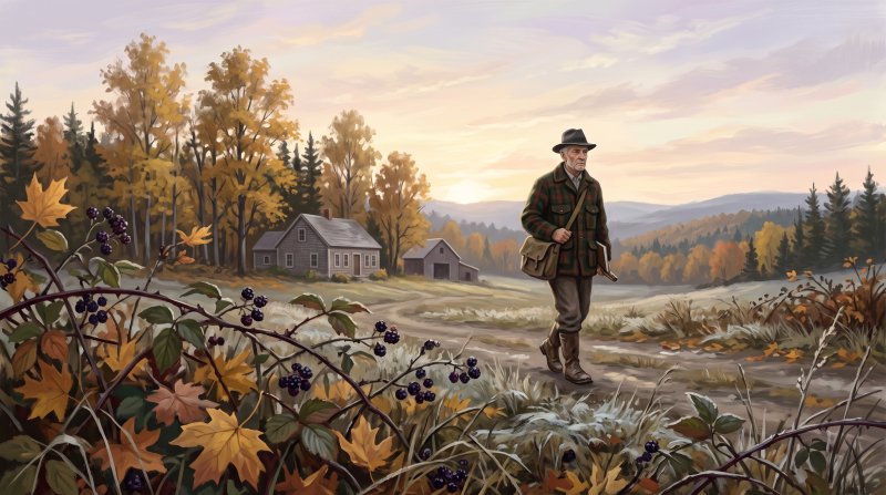 Illustration of I would like images that depict authentic Famous People from The County in Aroostook County Maine. I want each image to depict a different scene based on Famous People from The County in the season I have selected. The next images I wan...